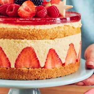 Strawberry Fraisier Cake